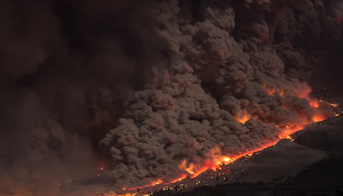 Conférence de presse sur les incendies de Gironde